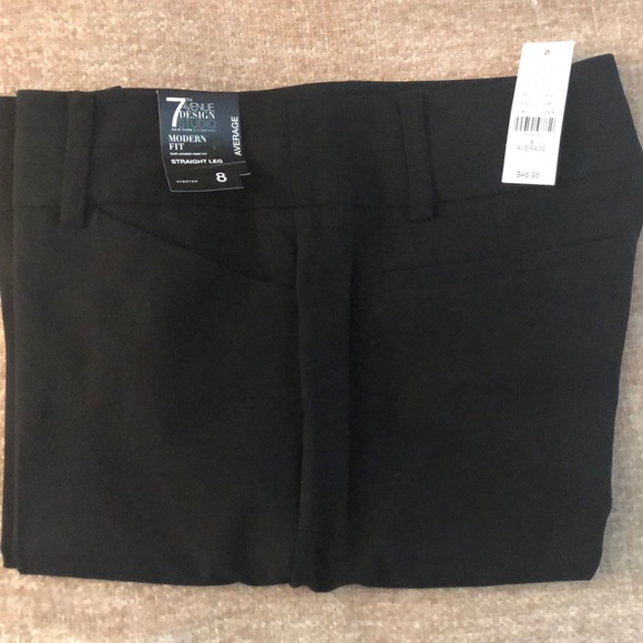 Modern Fit, Straight Leg Pant - 7th Avenue Design - Picture 2 of 6